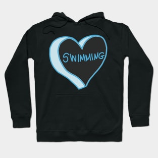 I Love Swimming Hoodie